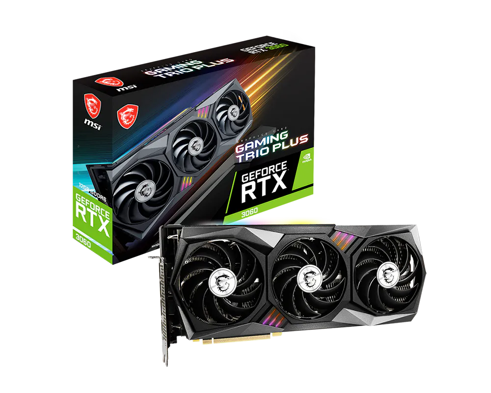 MSI GeForce RTX 3060 GAMING TRIO PLUS 12G